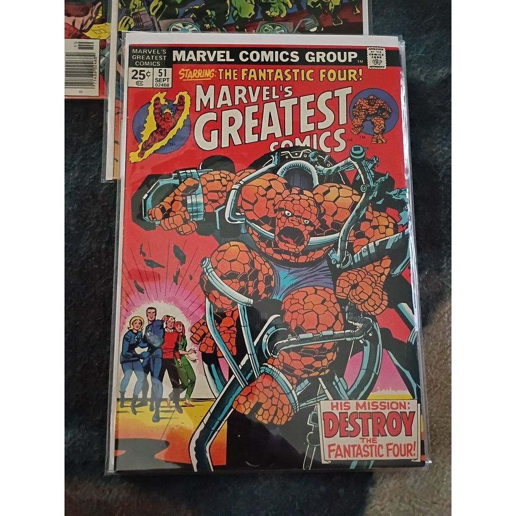 Marvel’s Greatest Comics Lot Of 7 Gd To FN Avg Fantastic Four #23-80