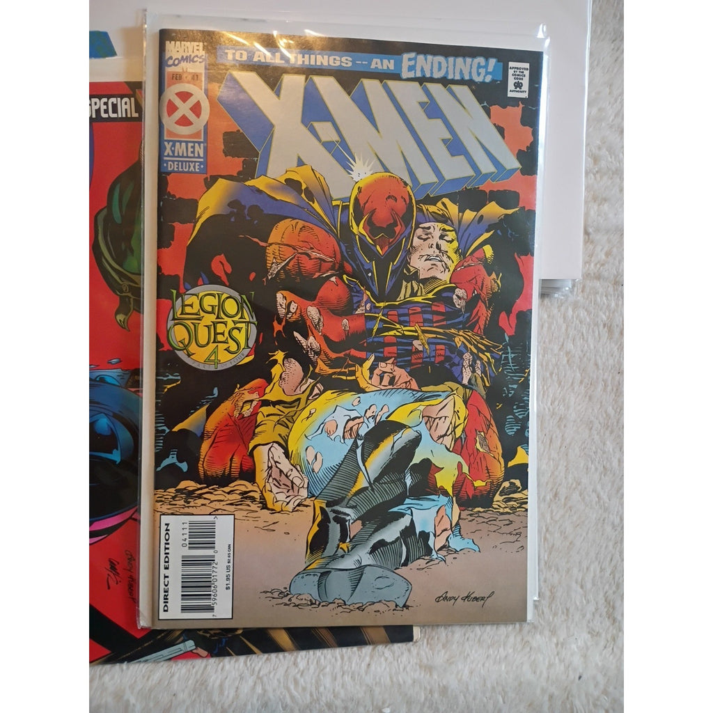 X-Men Volume 2 Lot 3 7 26 33 41 45 Vf-Nm 1991 Marvel Comics Lot Of 6 Jim Lee