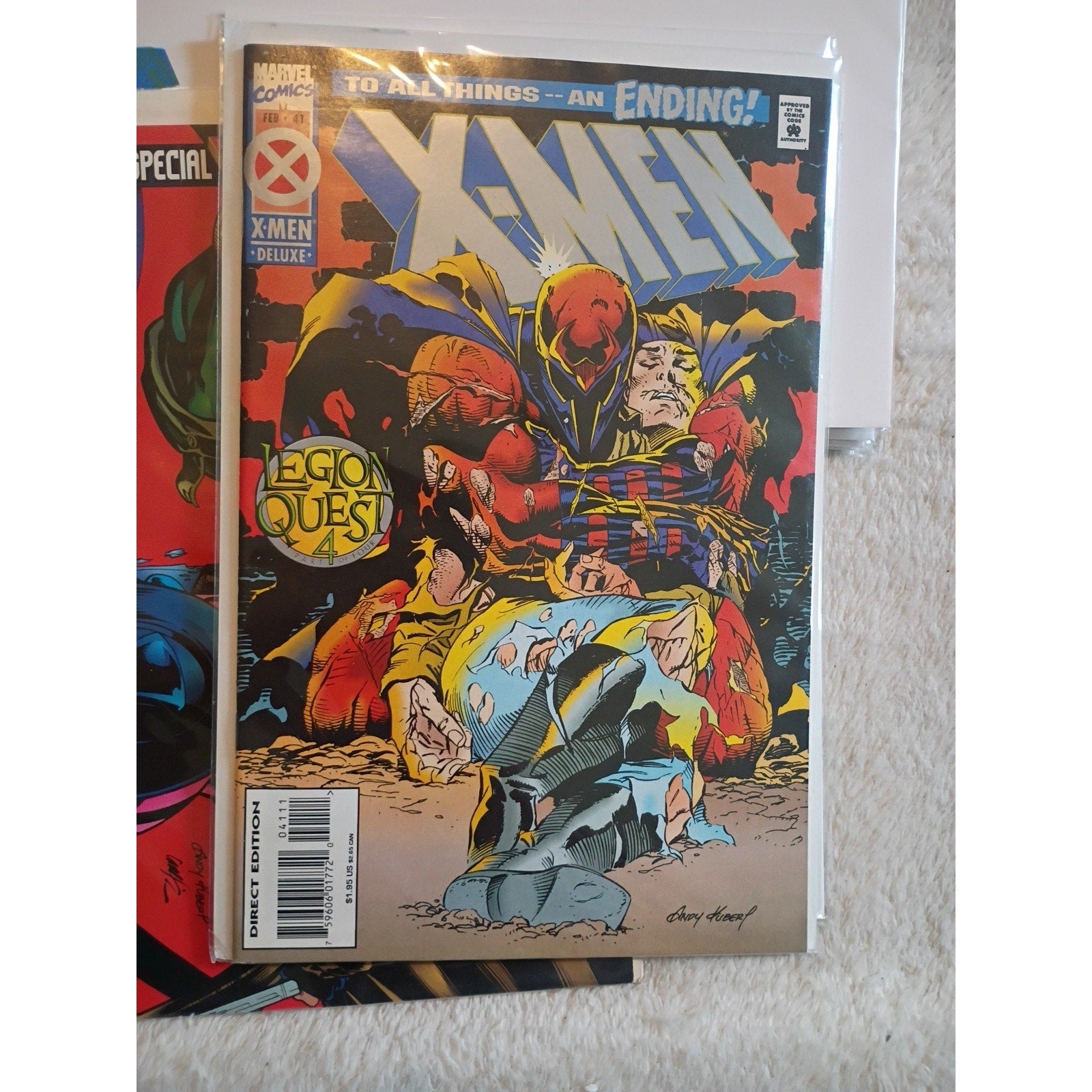 X-Men Volume 2 Lot 3 7 26 33 41 45 Vf-Nm 1991 Marvel Comics Lot Of 6 Jim Lee
