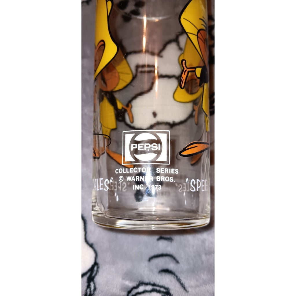Pepsi Collector Series Glass 1973 Speedy Gonzales Glass