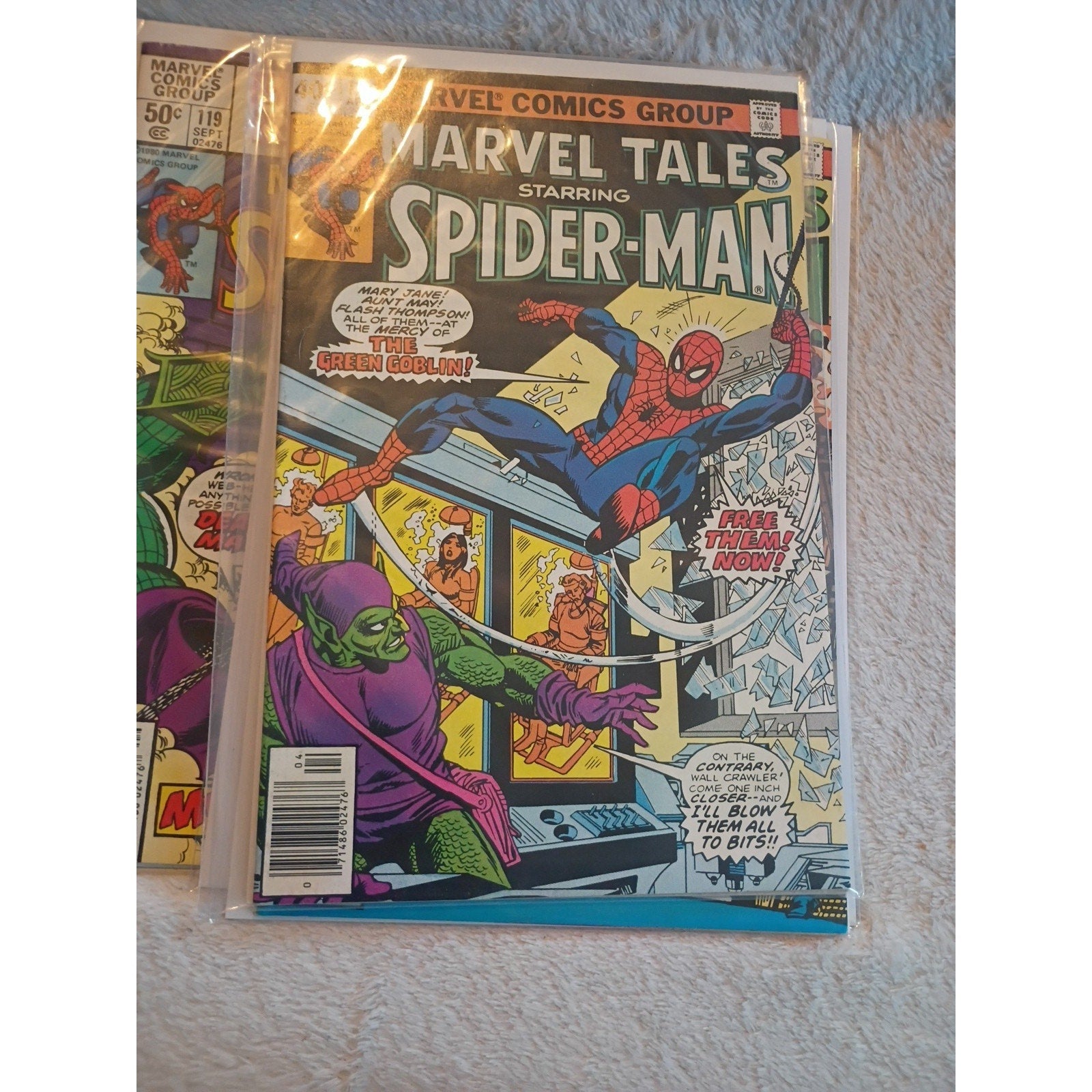 Spider-Man In Marvel Tales Lot Of 8 #102,104,107,110,112,113,114,119 FN To VF