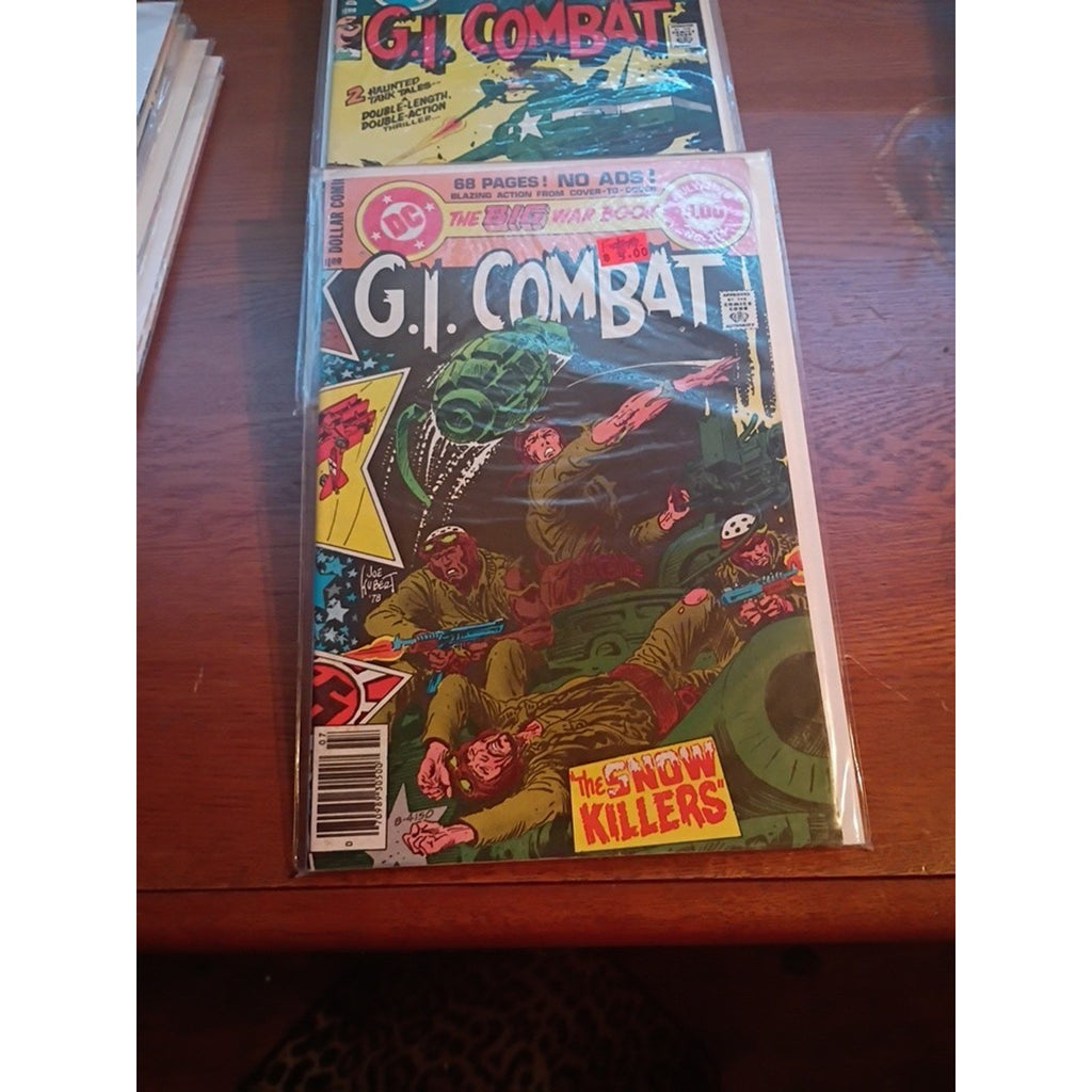 G.I. Combat Lot Of 15 #195-282 Haunted Tank 1976 DC Comics Low To Mid Grade