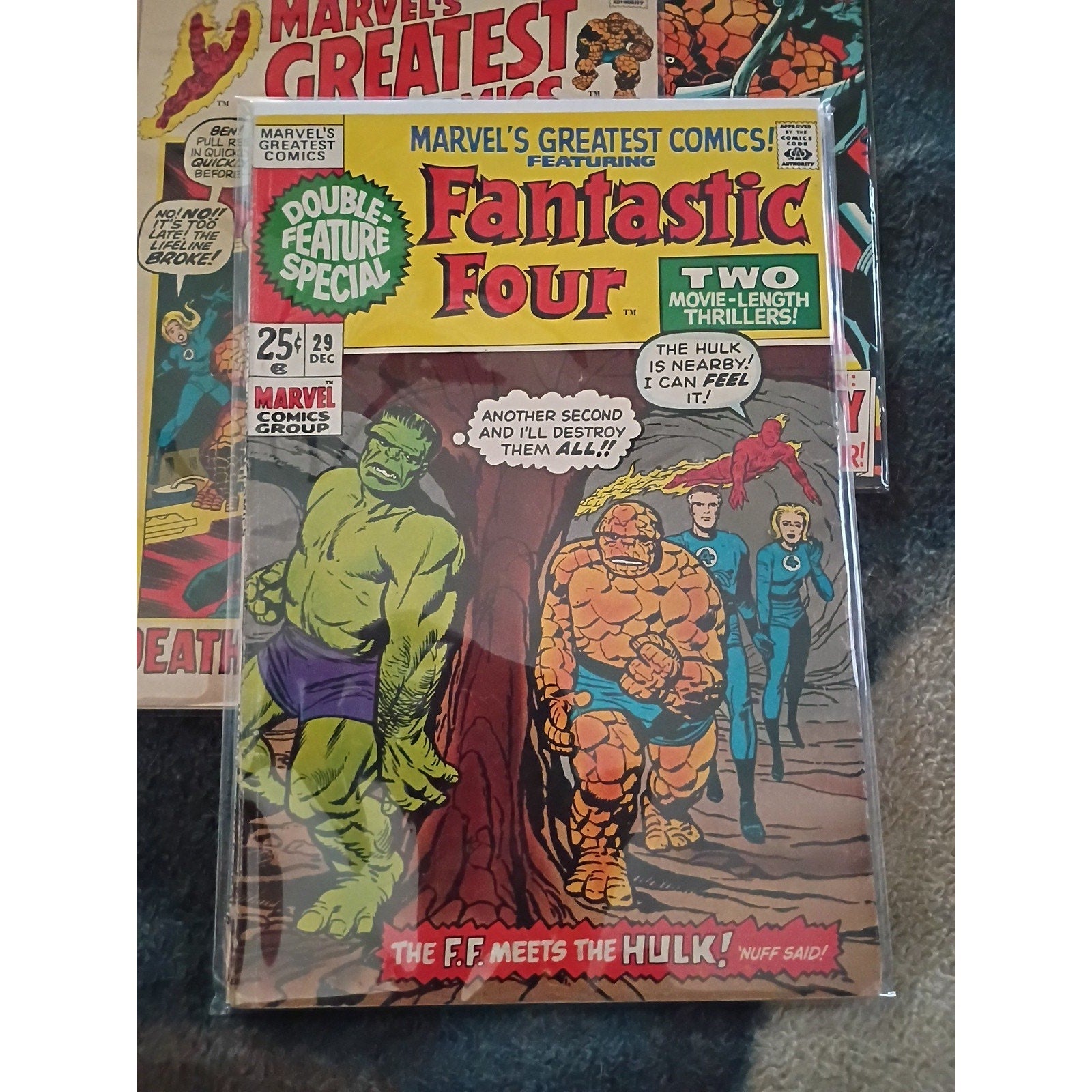 Marvel’s Greatest Comics Lot Of 7 Gd To FN Avg Fantastic Four #23-80