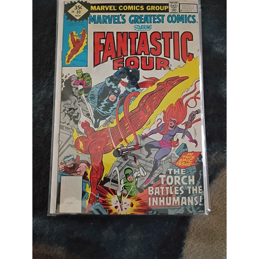Marvel’s Greatest Comics Lot Of 7 Gd To FN Avg Fantastic Four #23-80
