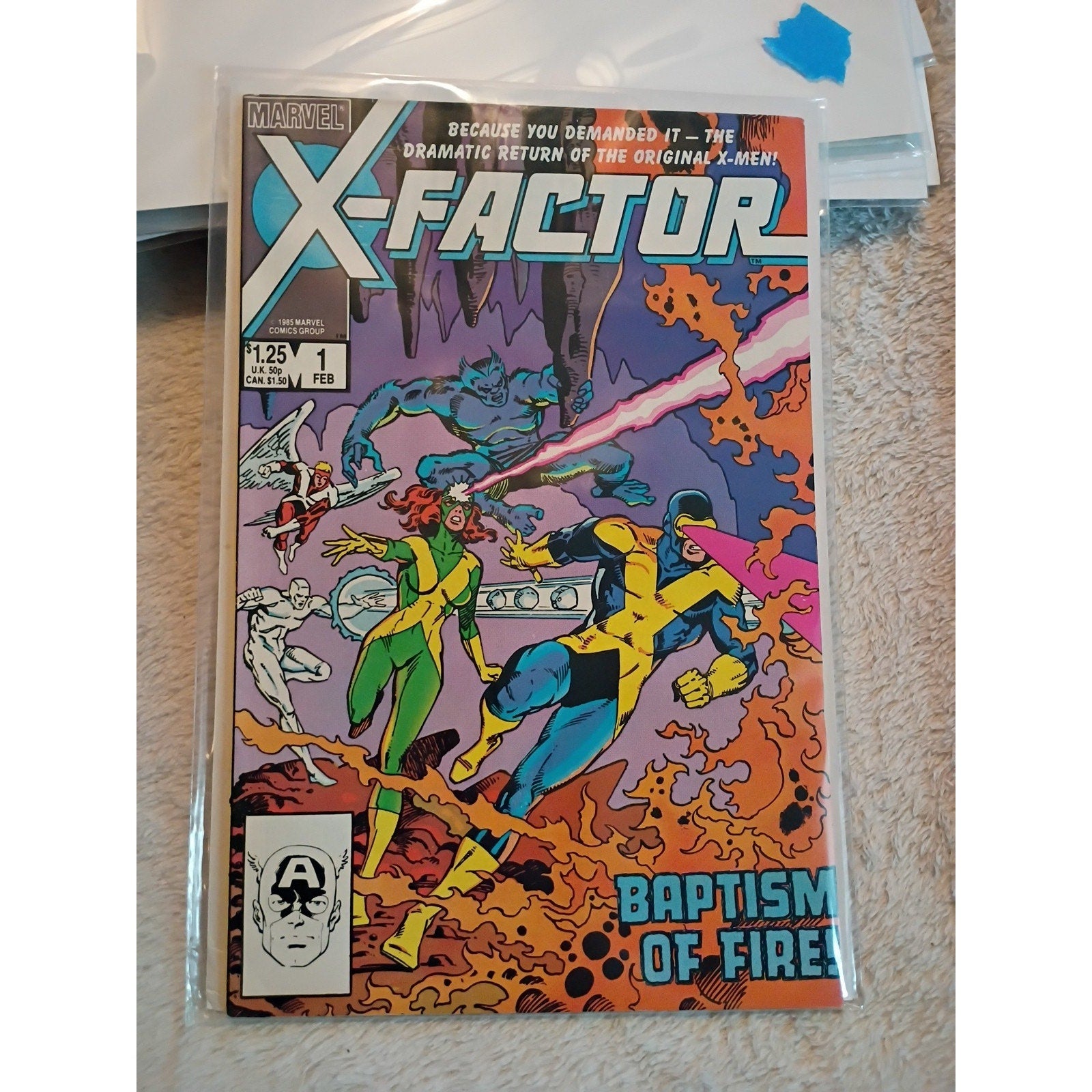 Marvel Comics X-Factor #1 VF To NM 1st Appearance Hodge,Rusty Collins, 1st Team