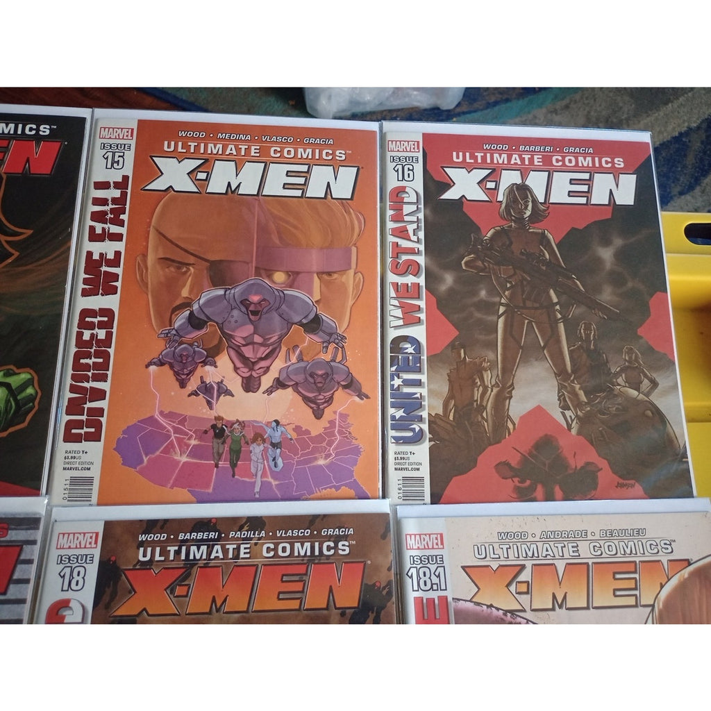 Ultimate X-Men #1-10, 14-25 Comic Lot Of 23 VF To NM 2011
