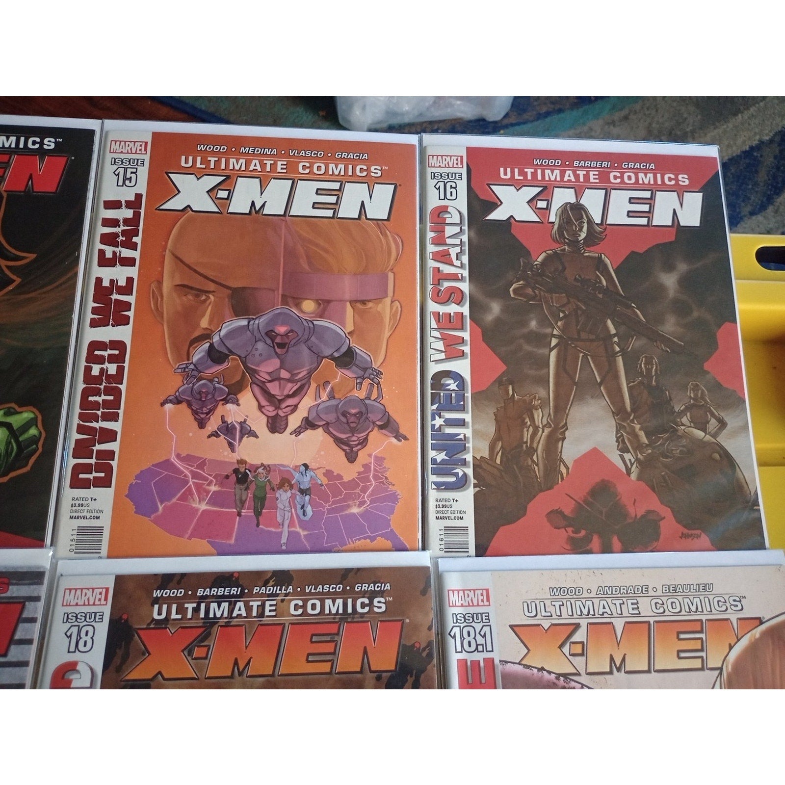 Ultimate X-Men #1-10, 14-25 Comic Lot Of 23 VF To NM 2011