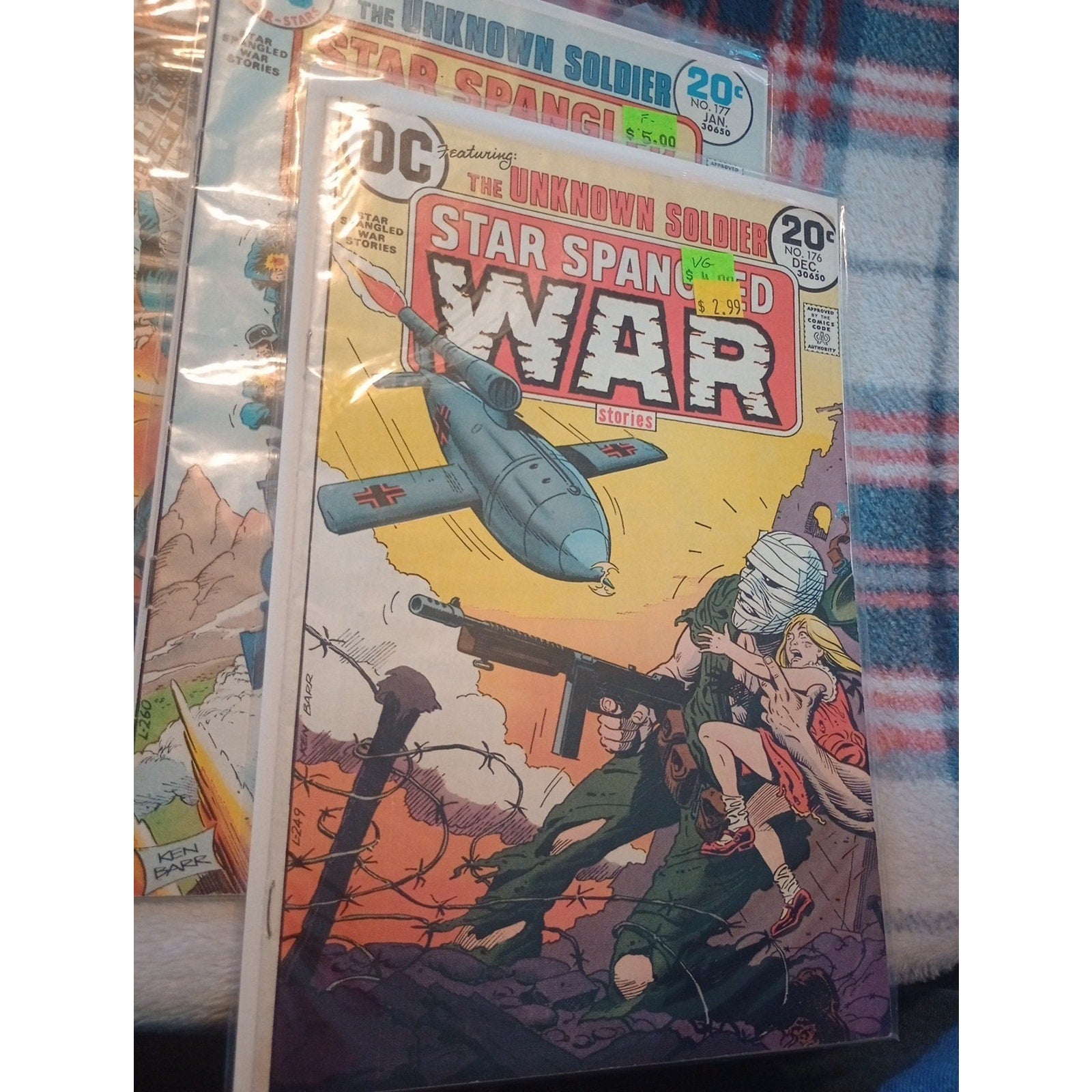 1973 DC Comics Star Spangled War Stories Unknown Soldier#176-181 VG/FN+ Run Of 6