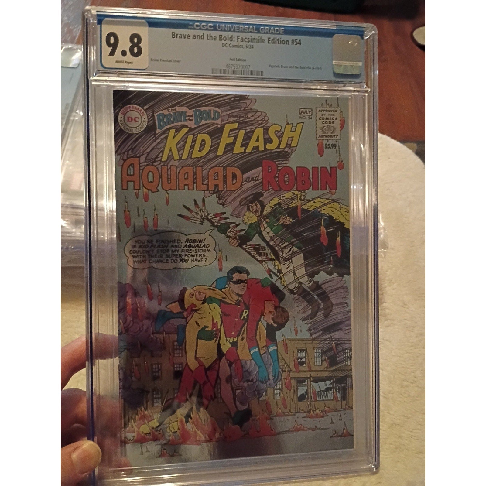 Brave and the Bold #54 FASCIMILE 1960 DC Comics CGC 9.8 1st app Teen Titans DC