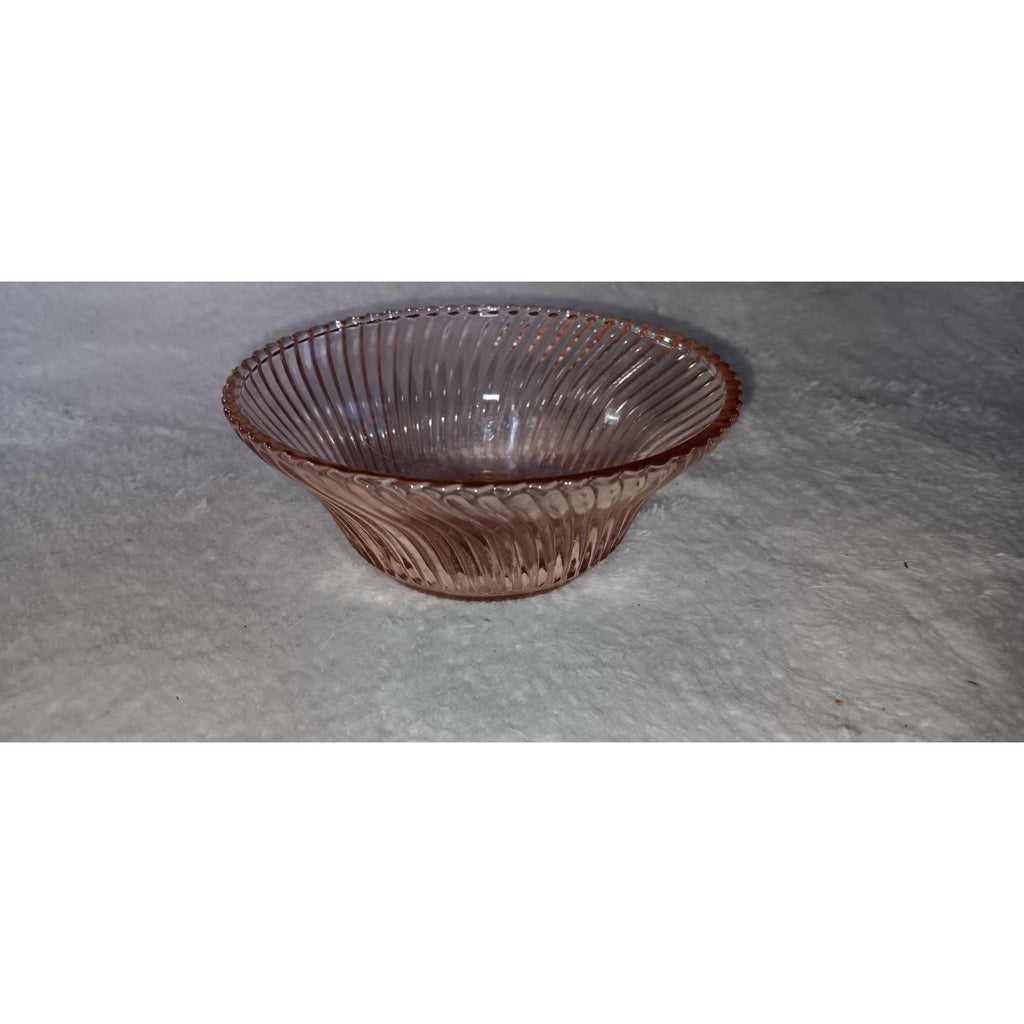 VTG Pink Depression Glass-Federal Glass Co. Diana Pattern-5" Salad/Serving Bowl
