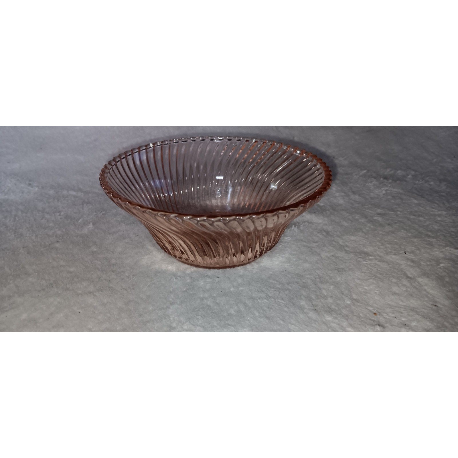 VTG Pink Depression Glass-Federal Glass Co. Diana Pattern-5" Salad/Serving Bowl