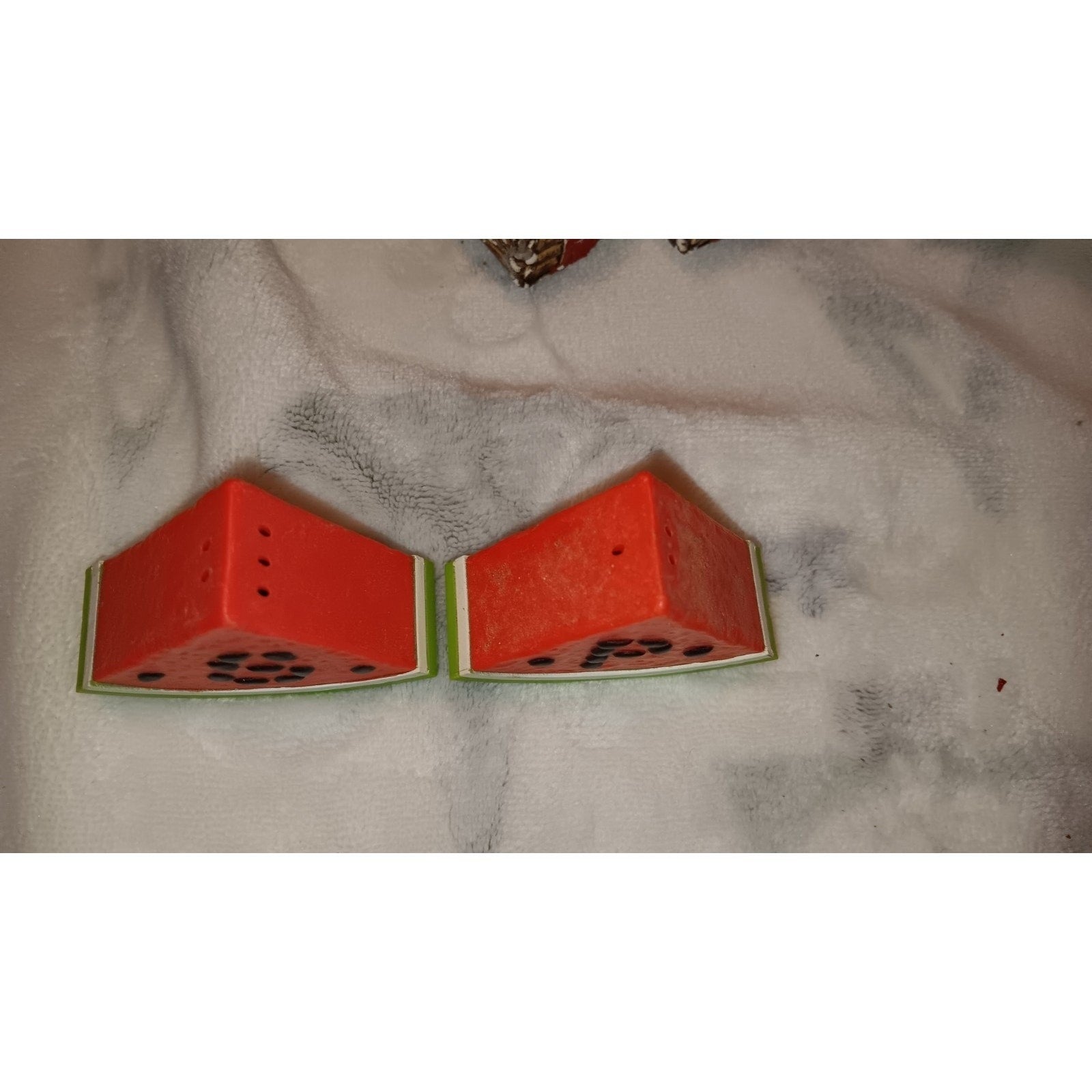 Vintage Avon Watermelon Slices Salt & Pepper Shakers
