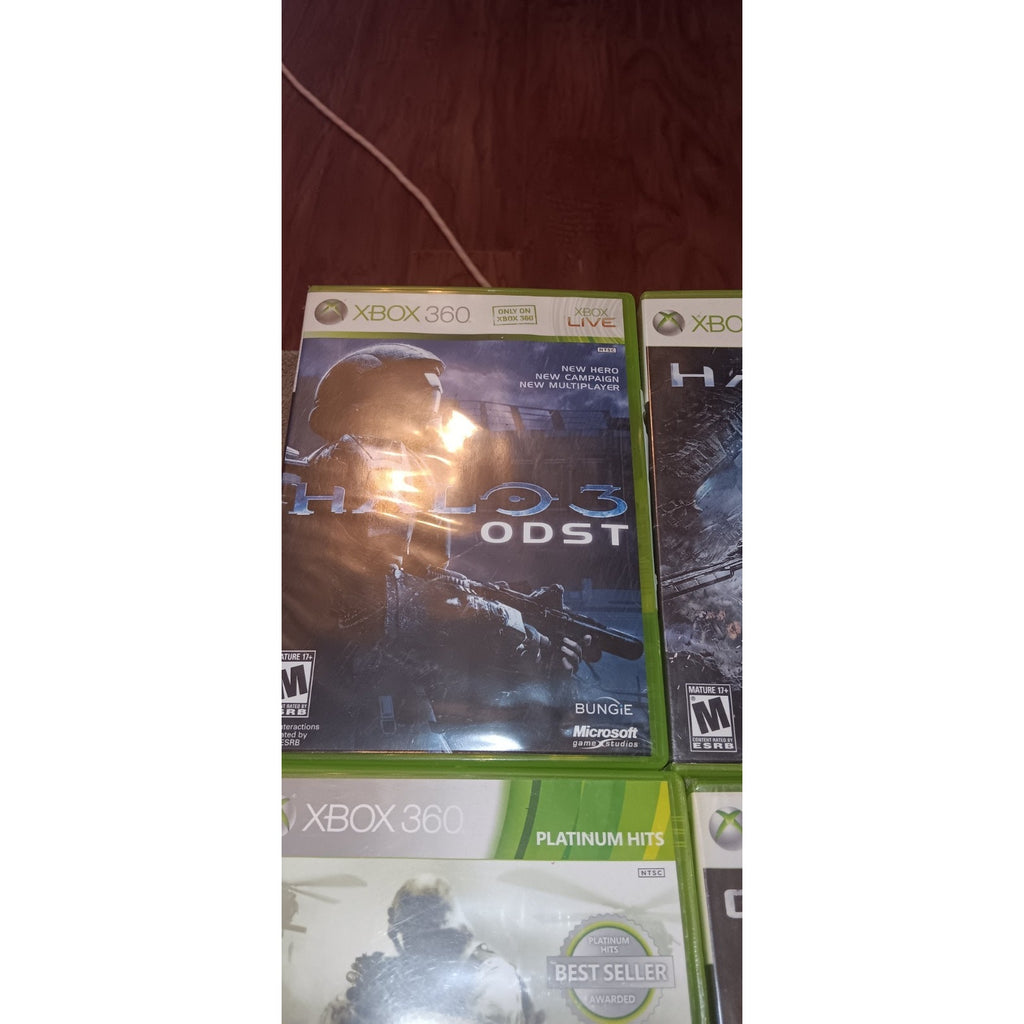 Lot Of 4 Xbox 360 Games Halo, Call Of Duty, Gears Of War