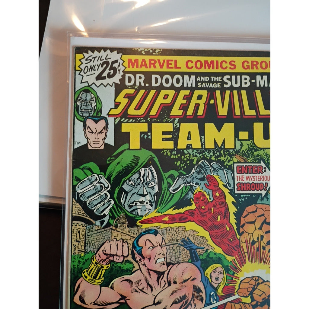 Super-Villain Team-Up #3-7 Lot Of 5 ~ 1975 Marvel Comics FN TO FN+ 25¢ Comics