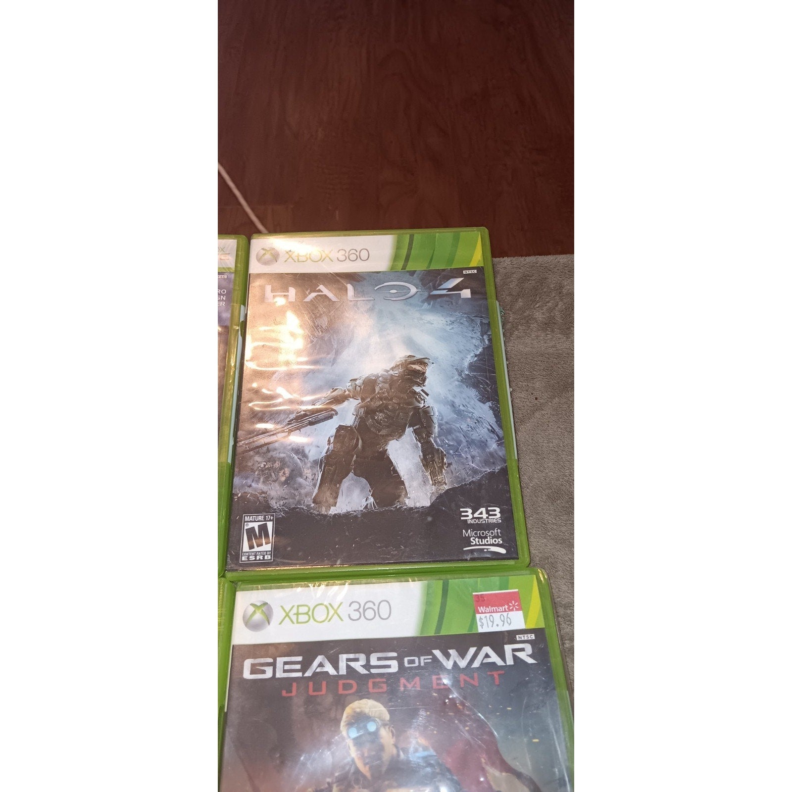 Lot Of 4 Xbox 360 Games Halo, Call Of Duty, Gears Of War