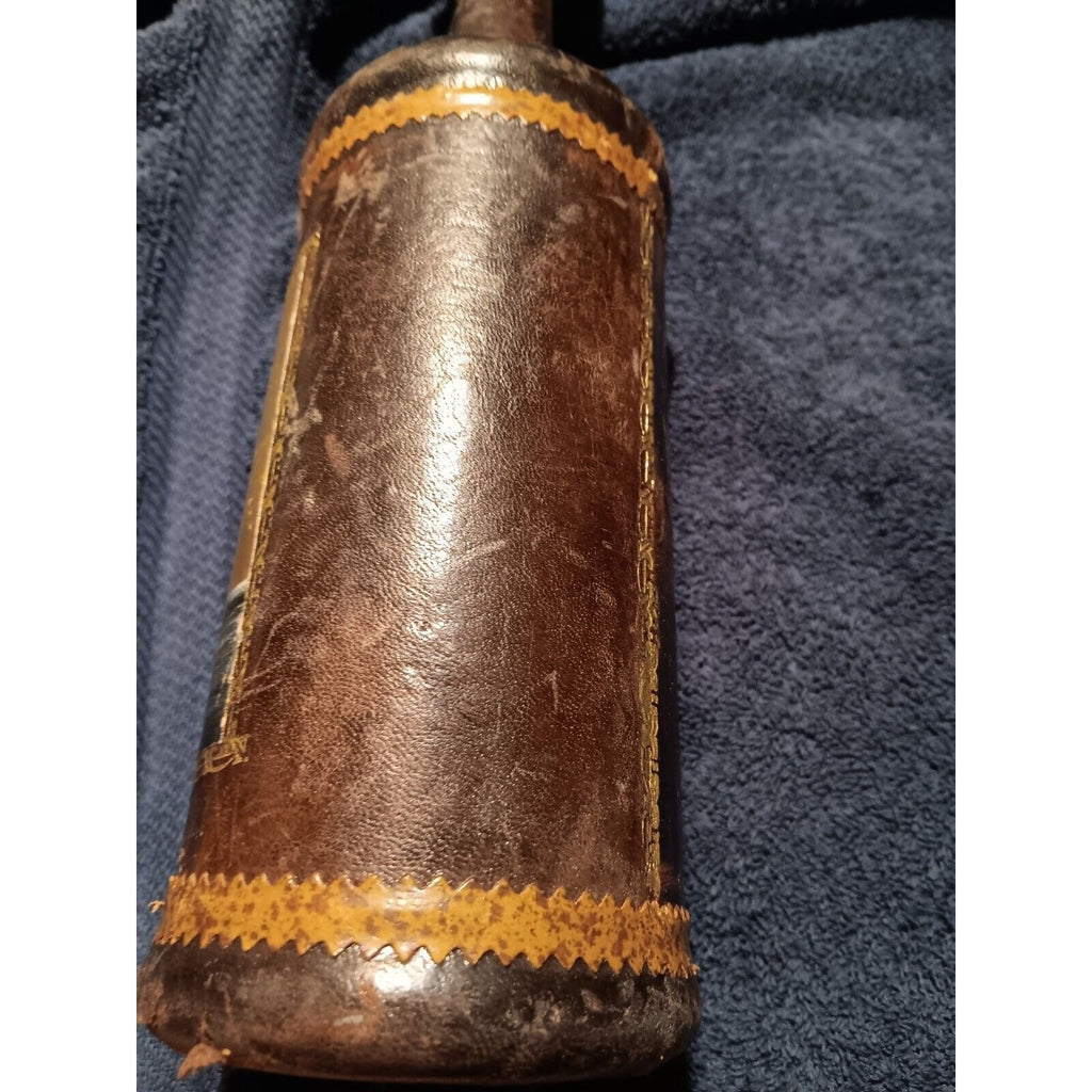 o'o'o . DECORATIVE Wrapped WINE BOTTLE with SHIP . Hand Crafted Made in ITALY