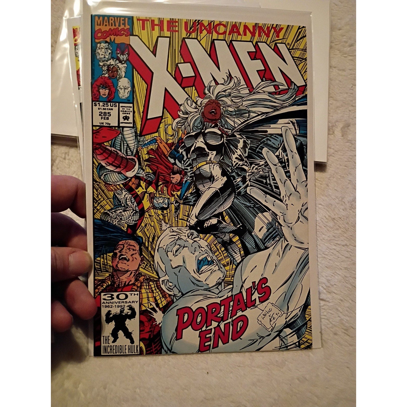 Uncanny X-Men 11 Comic Book Lot - Issue #262,263,267,269,270,276,277,284-287 VF+