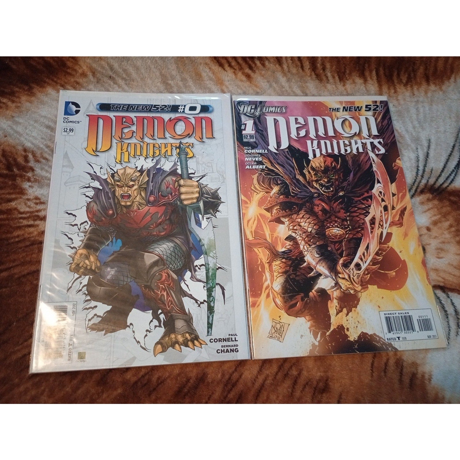 DC Comics Demon Knights #1 - 10 2011 New 52 First Ten Issues Job Lot VFN / NM