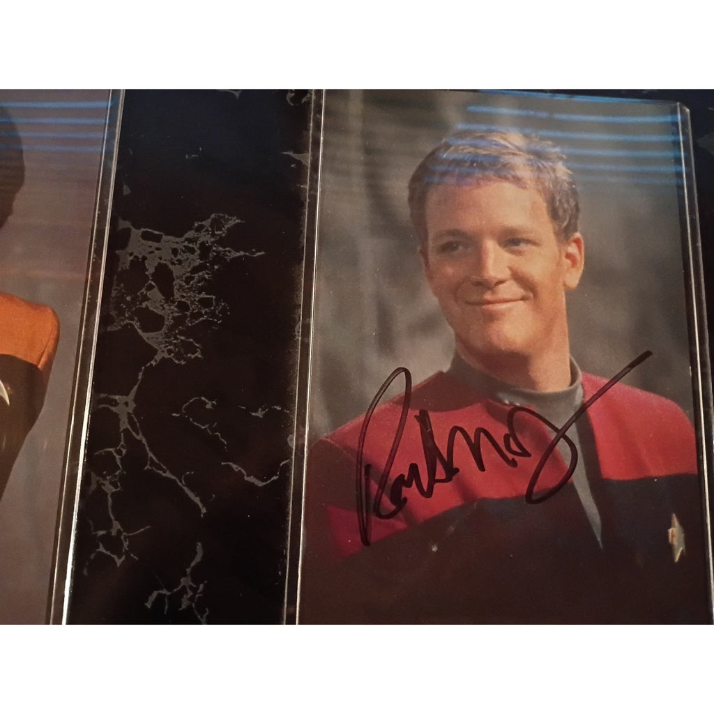 The Reel Lovers Of Star Trek Autographed Photos with Plaque Lt Torres/Lt Paris