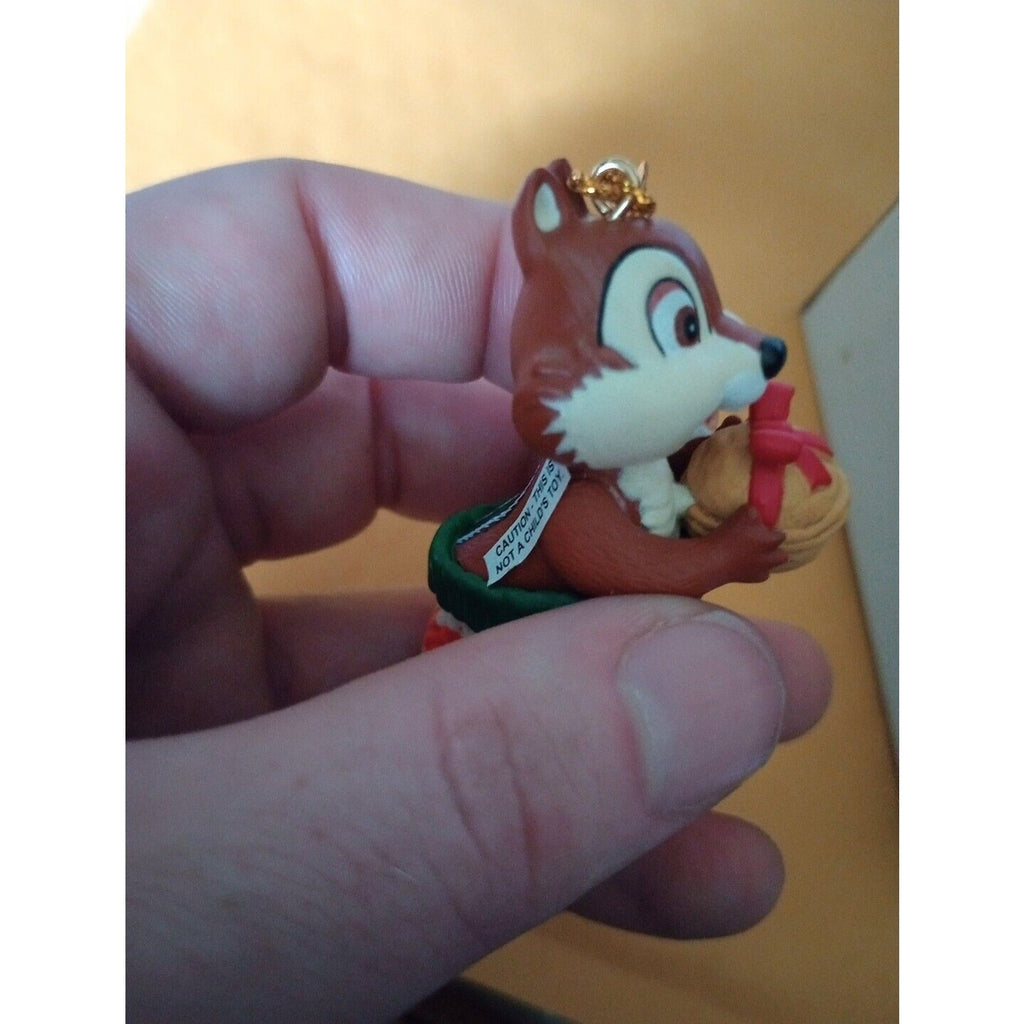 Hallmark Disney Ornaments 26231 - 108 Chip In Stocking Holding A Nut Perfect