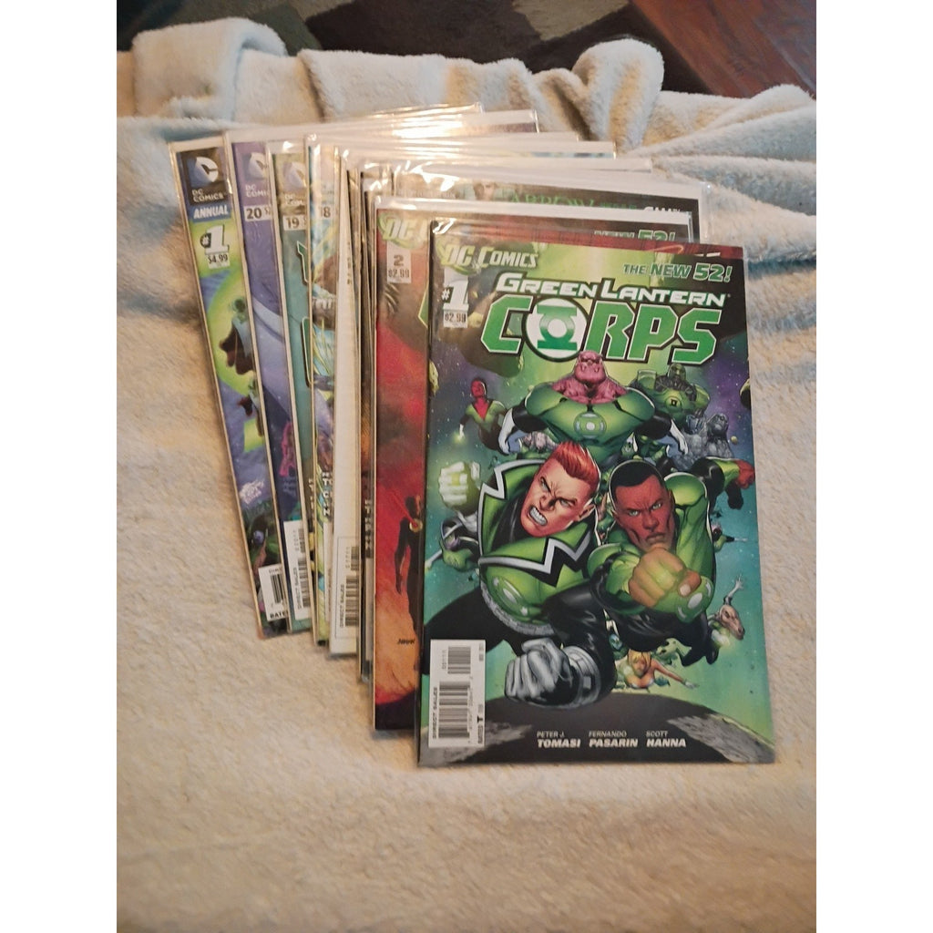 Green Lantern Corps lot 1-2,13-20 Plus Annual 1 DC New 52 2011 Lot Of 11 VF/Nm