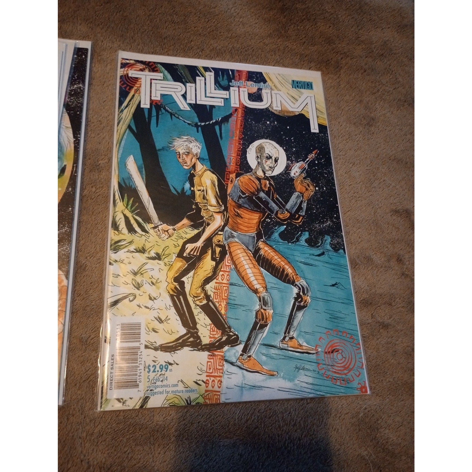 Trillium 1-5 (Vertigo 2013) Jeff Lemire Full Run Lot Of 5 VF To NM Condition
