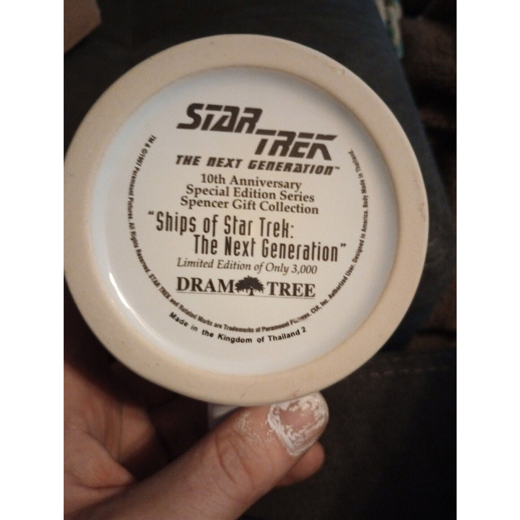 star trek 30th anniversary Spencer Gift Collection Ships Of Star Trek Mug Stein