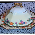 Johann Haviland Bavaria 8 Sided Covered Butter Dish