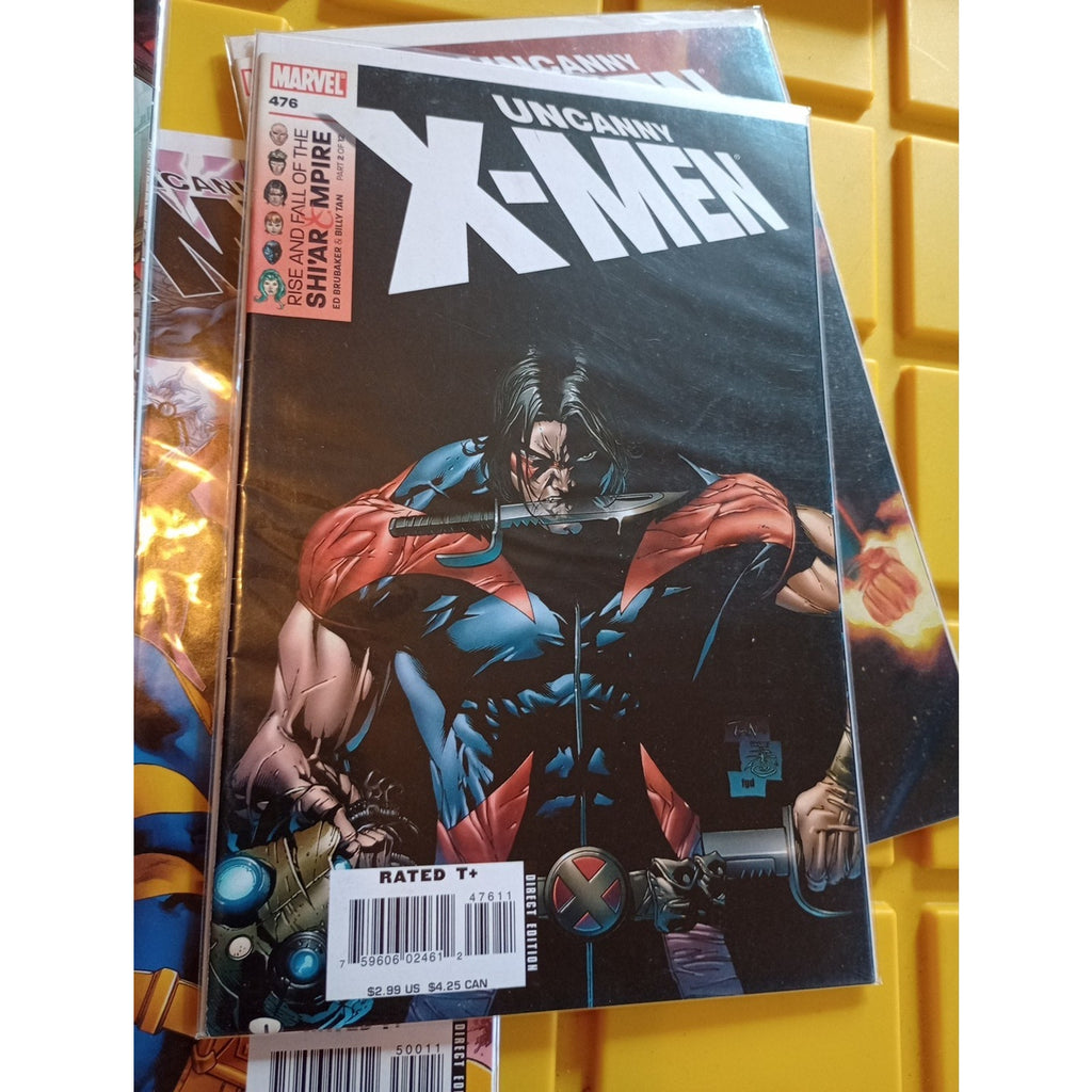 Uncanny X-men 475,476,477, 500 Lot Of 4 2006 Marvel comic lot FN To Vf