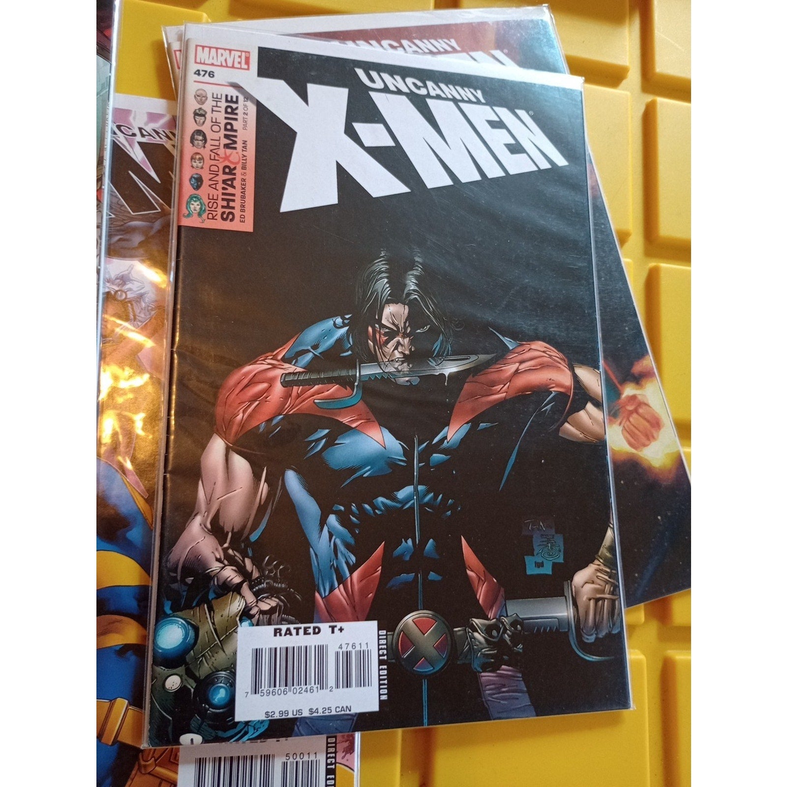 Uncanny X-men 475,476,477, 500 Lot Of 4 2006 Marvel comic lot FN To Vf