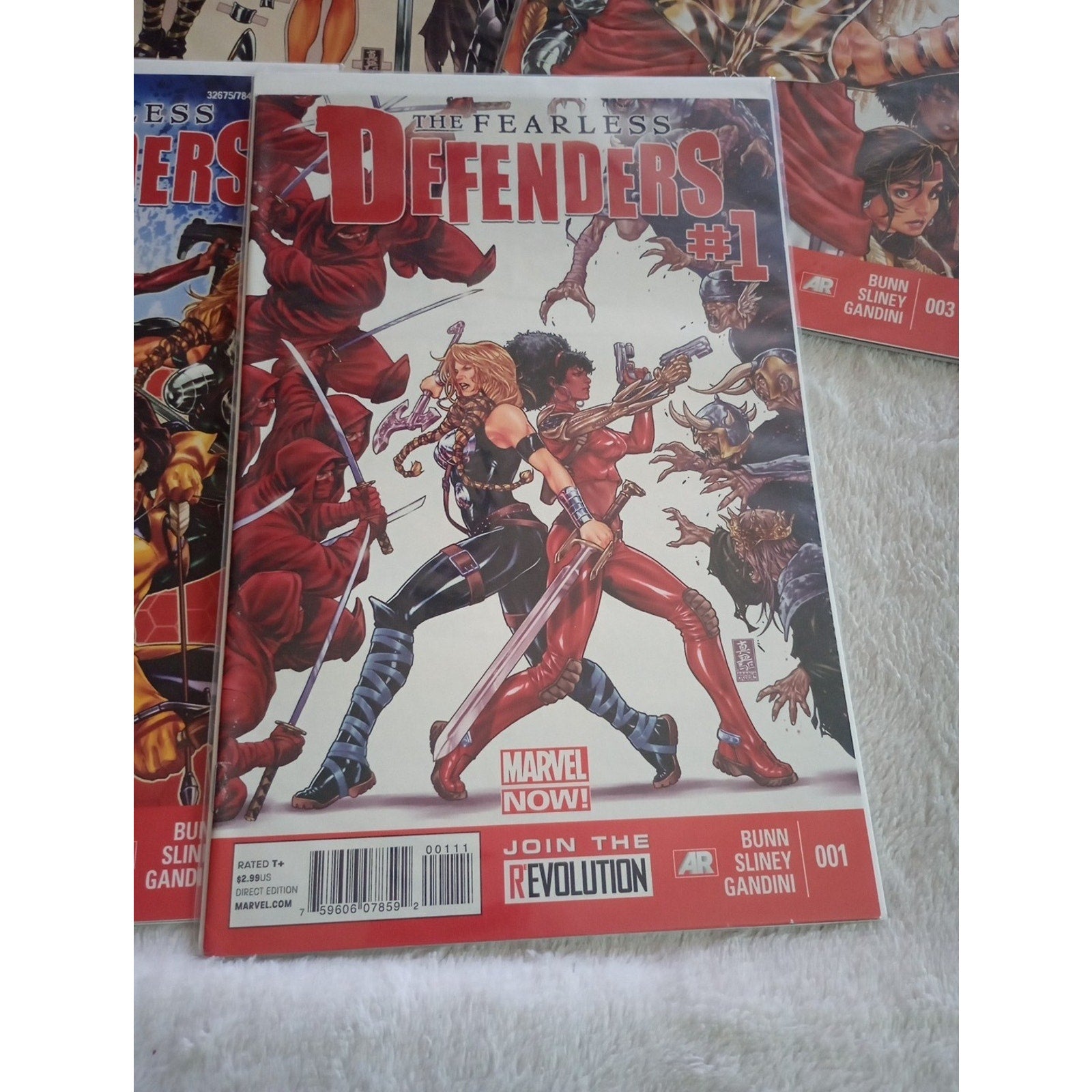Marvel Comics Lot: The Fearless Defenders (2013), #1-4+4au 5 Comic Lot Vf To NM