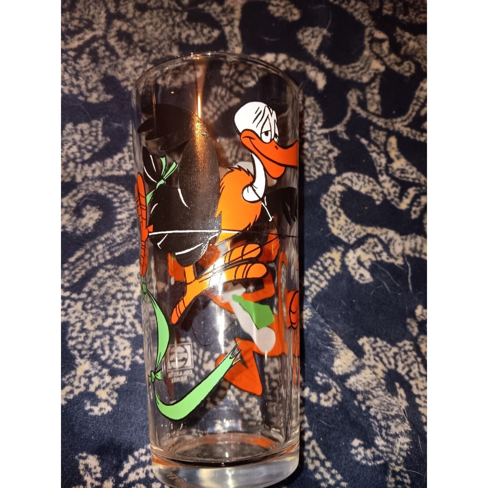 Vintage 1976 Pepsi Collector Series Drinking Glass Cool Cat & Beaky Buzzard