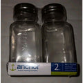 Anchor Hocking Clear Glass Salt & Pepper Shakers 4' Tall New