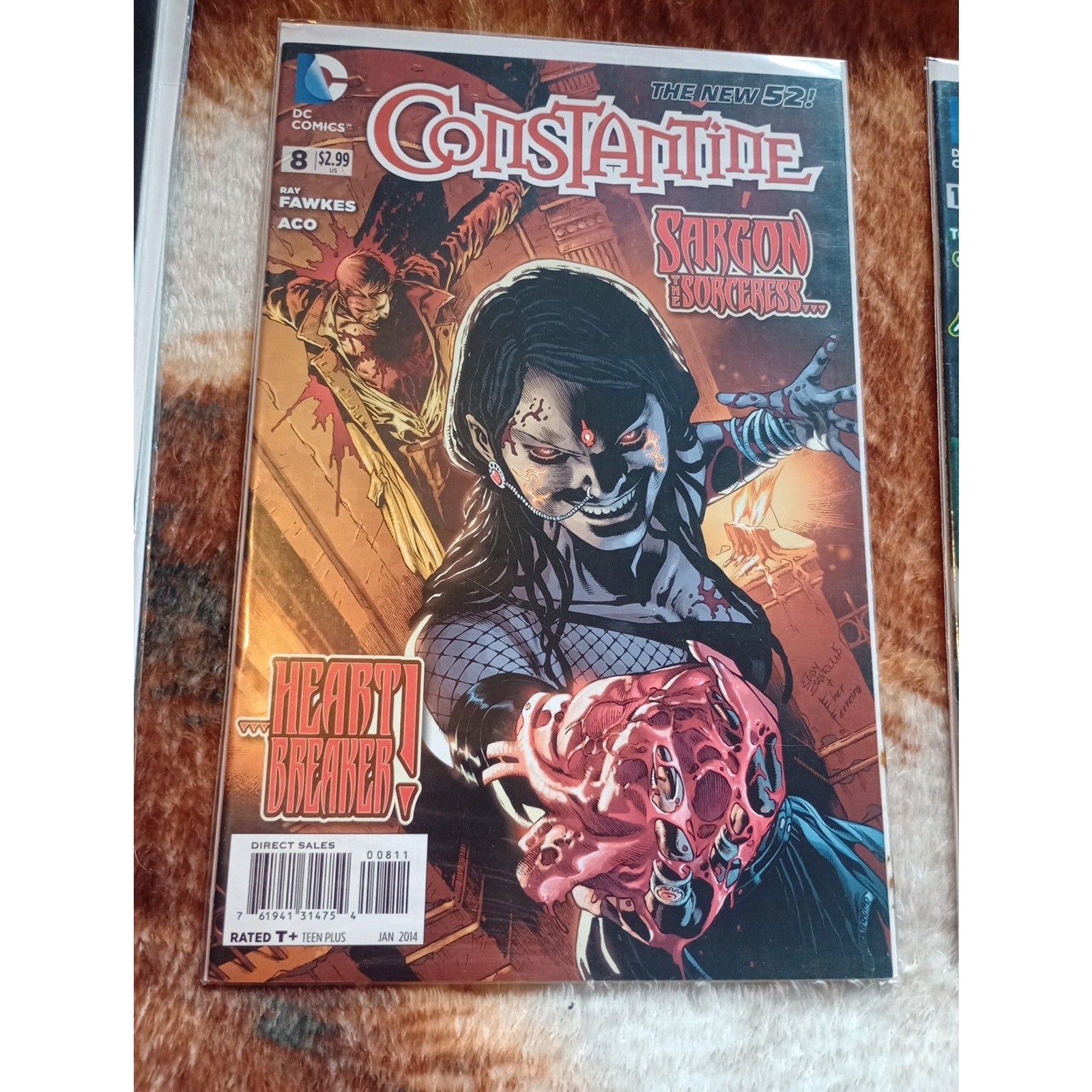 Constantine New 52 Comic Lot Of 6 Issues #1-3, 7,8,10 DC Vf To NM