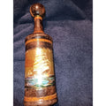 o'o'o . DECORATIVE Wrapped WINE BOTTLE with SHIP . Hand Crafted Made in ITALY
