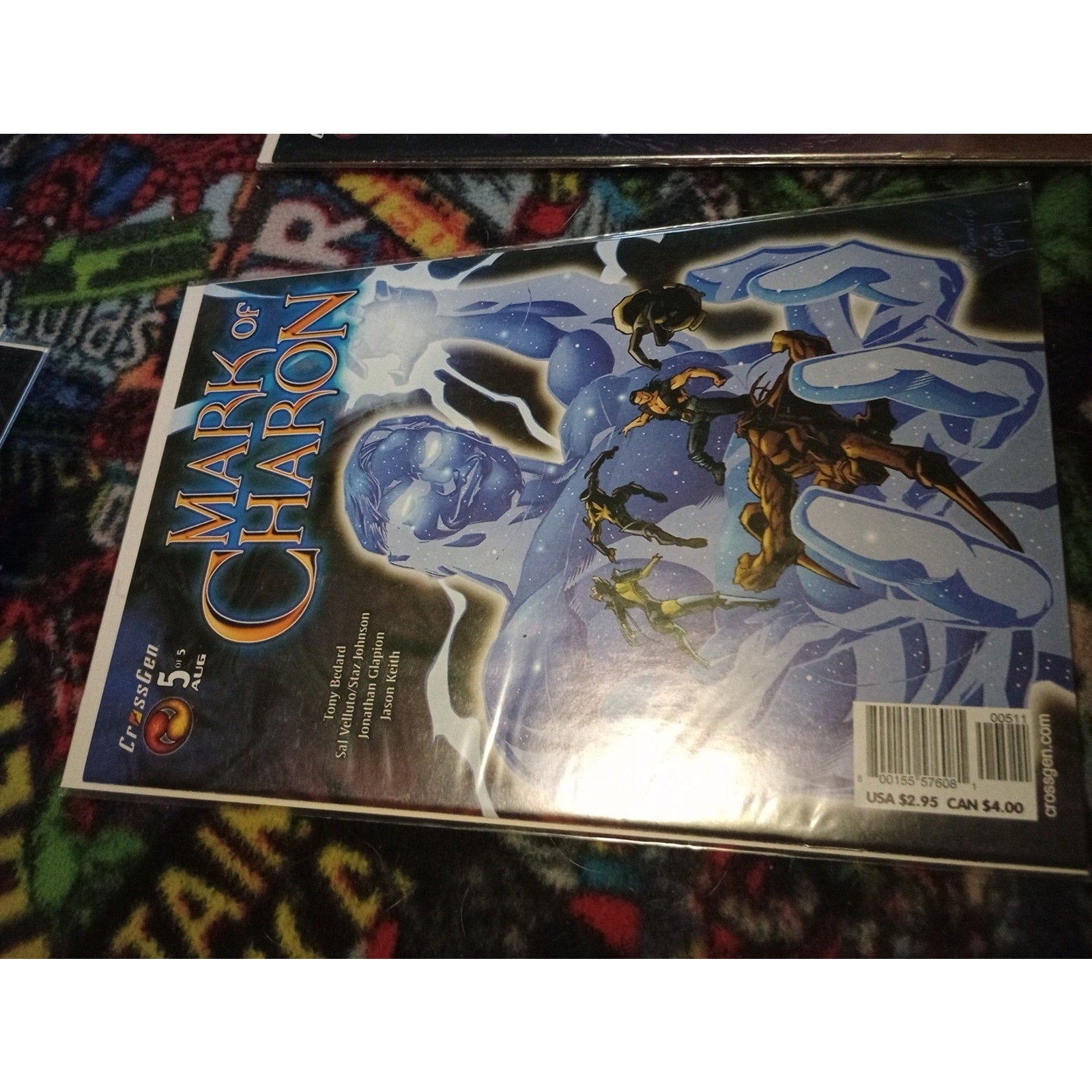 Mark of Charon lot Of 4 Cross Gen Comics Issues #1-2-4-5 VF To NMC