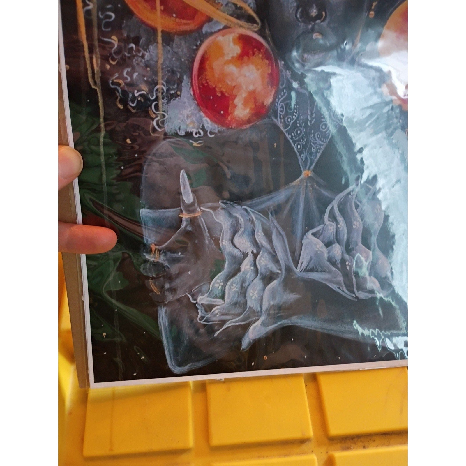 Anointed Arts 🎭 LLC. Unique and original Acrylic Art. "Sovereign" Print