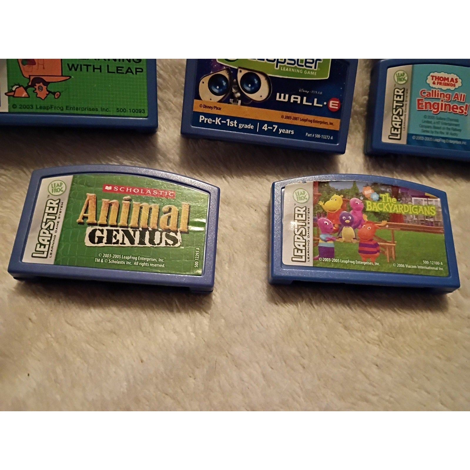 8 LeapFrog Learning Game Cartridges Lot LeapPad Leapster Explorer Cartridges