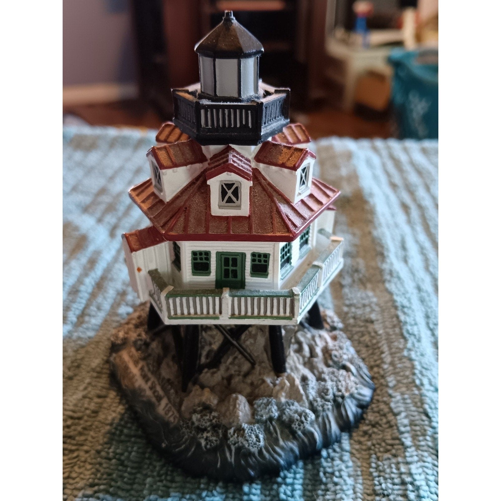 Vintage Lefton Historic American Lighthouse Thomas Point CCM 12210