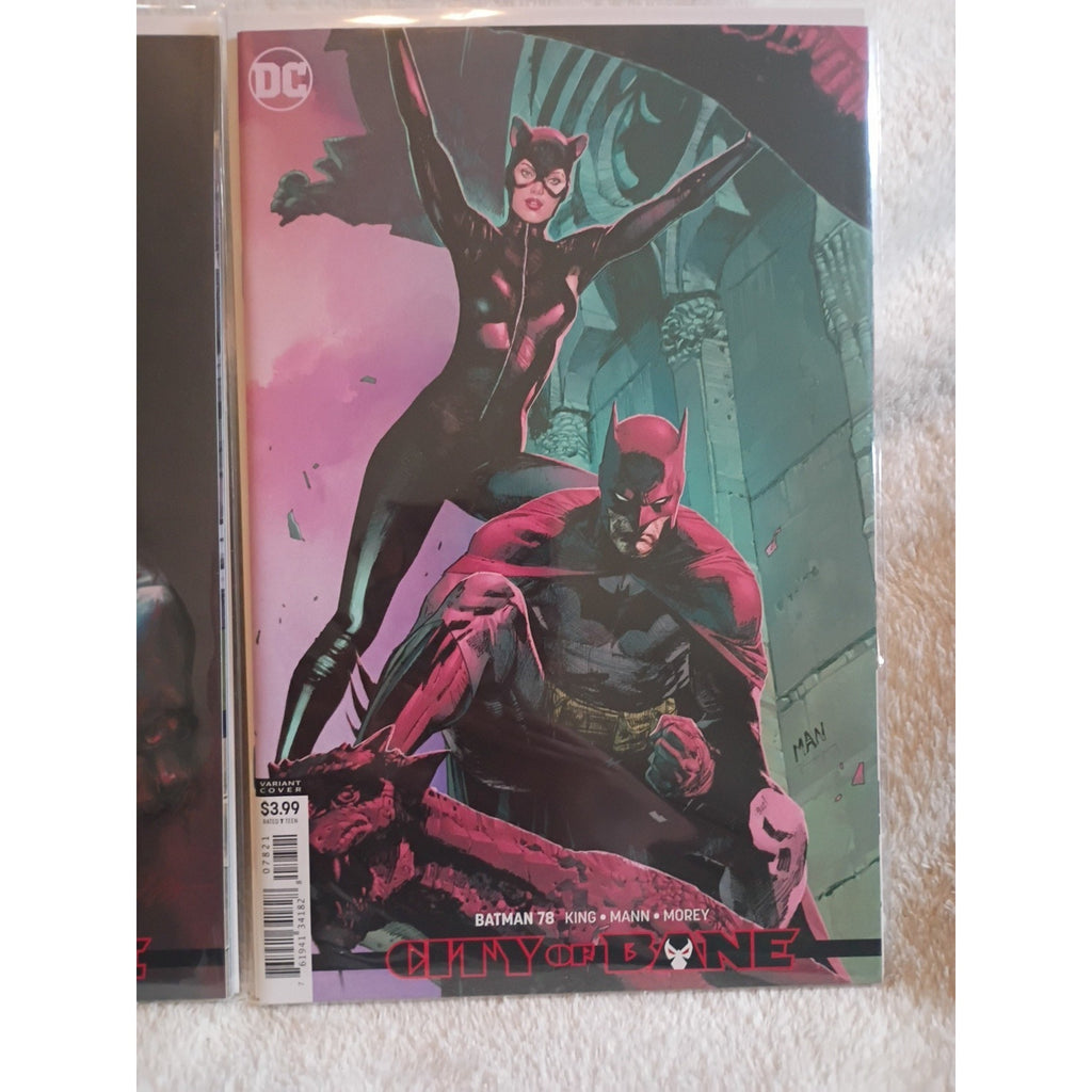 DC Comics Batman #76 And #78 Comic Book Variant Covers High Grade City Of Bane