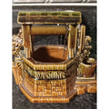 Vintage McCoy Glazed Pottery Wishing Well Planter, MCM