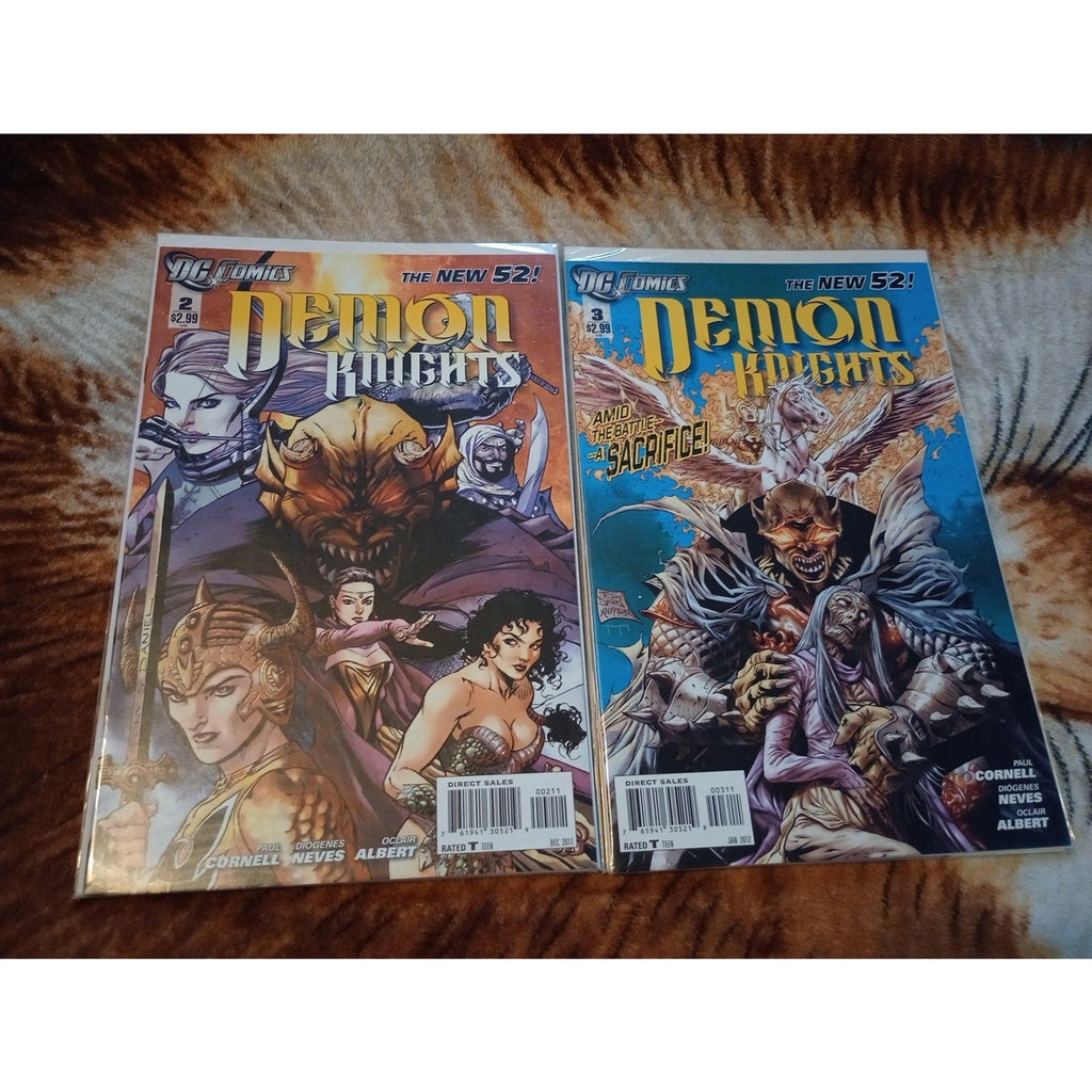DC Comics Demon Knights #1 - 10 2011 New 52 First Ten Issues Job Lot VFN / NM