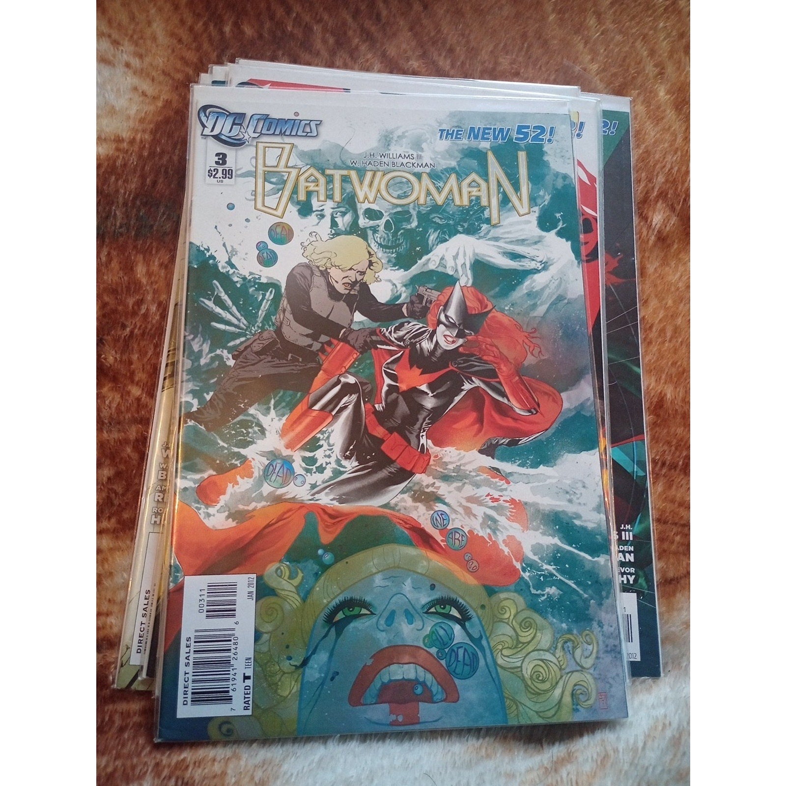 BATWOMAN #1-9 The New 52 DC Comics 2011 NM  VF To NM Full Run Lot Of 9