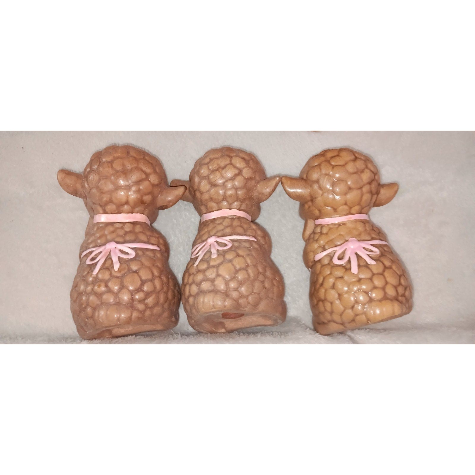 Vintage Twin Winton “For Good Little Lambs Only” Cookie Jar & Salt & Pepper READ