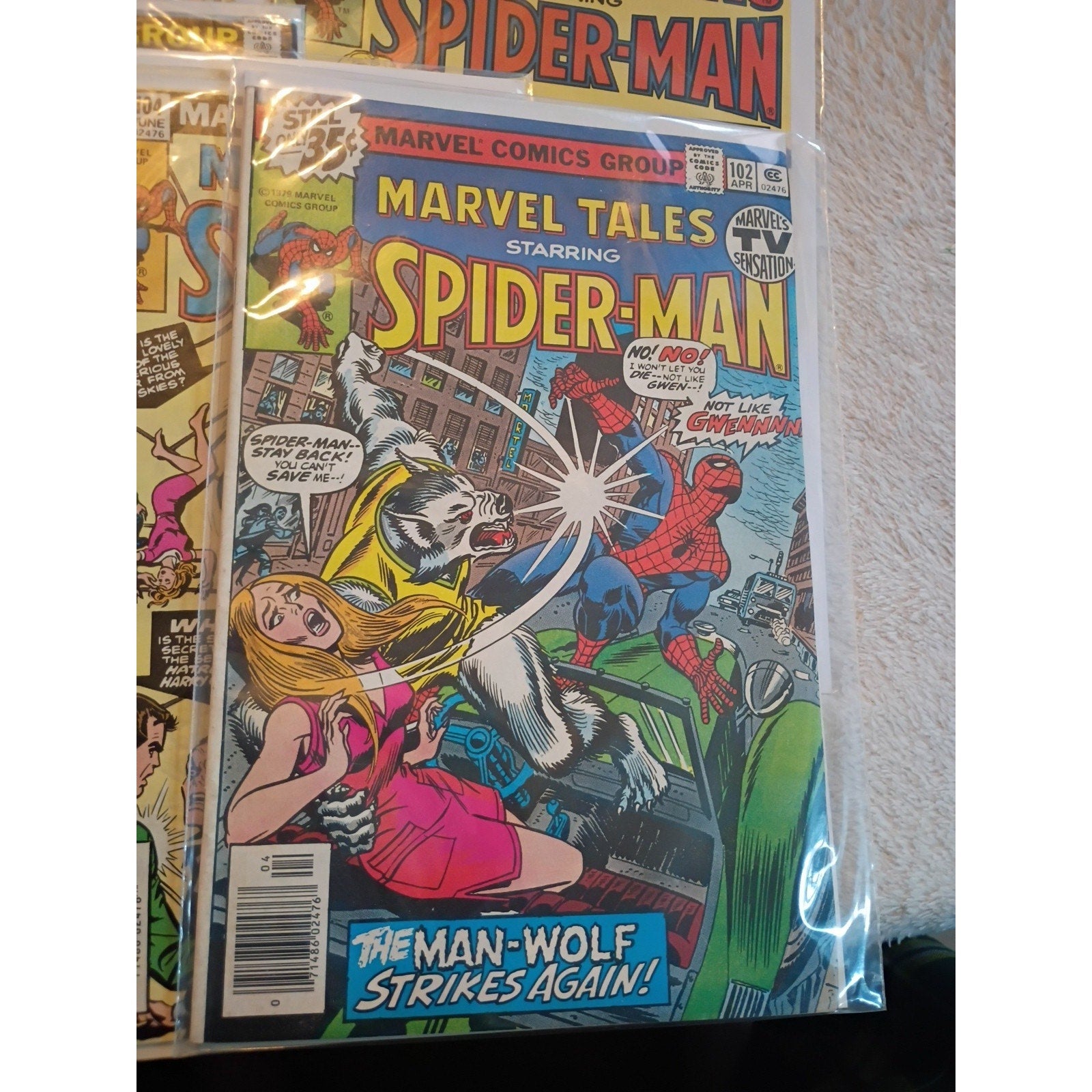 Spider-Man In Marvel Tales Lot Of 8 #102,104,107,110,112,113,114,119 FN To VF