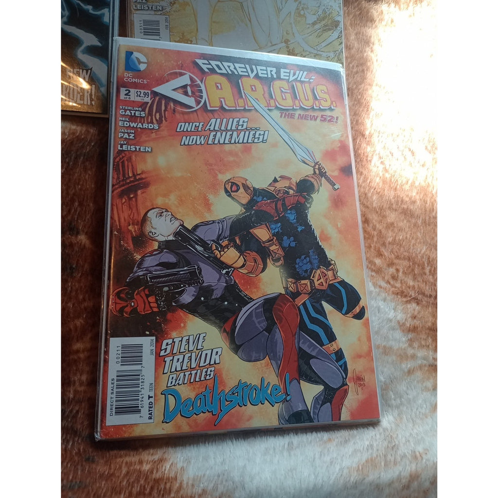 Forever Evil 1-2,4, Arkham #1, Argus1-3, Rogues 1-2, DC New 52 Evil Lot Of 9 VF+