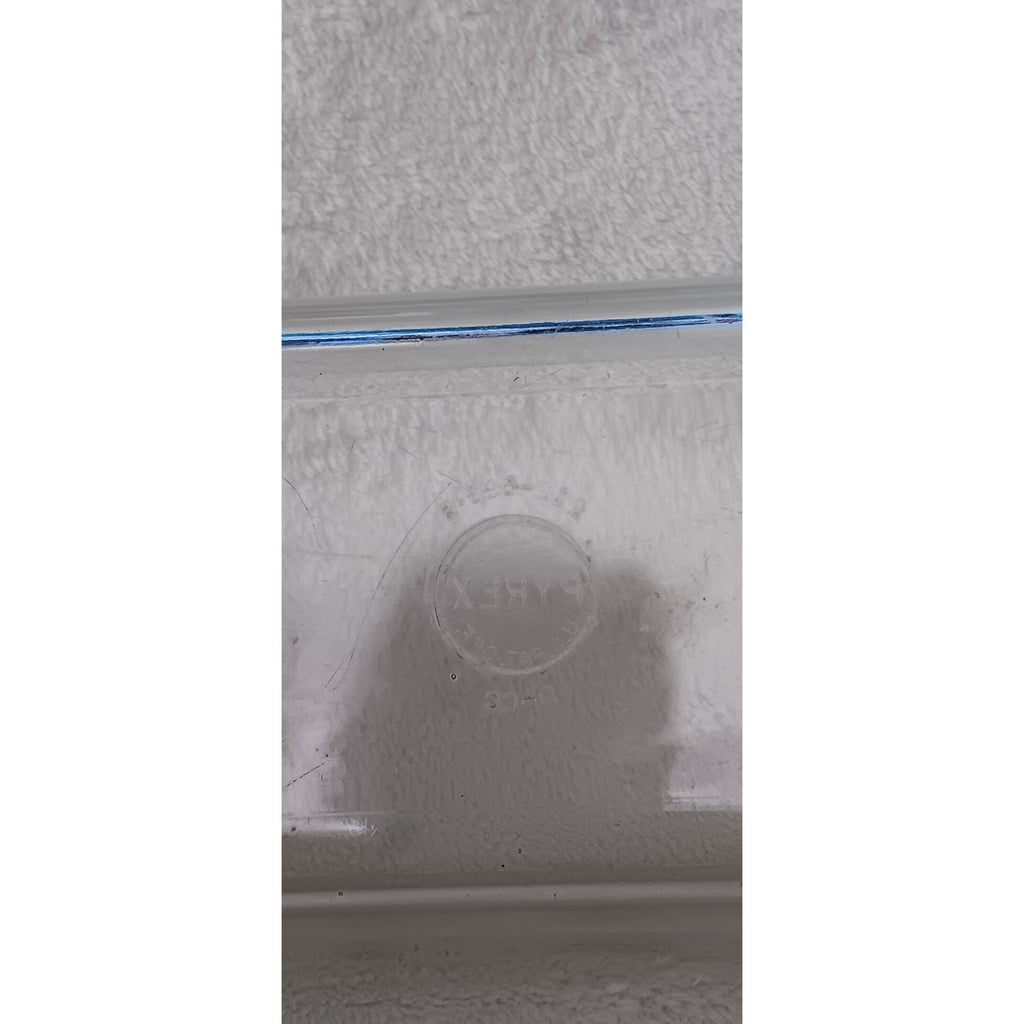 Vintage PYREX bread, meatloaf pan, #212, 9 x 5. clear glass