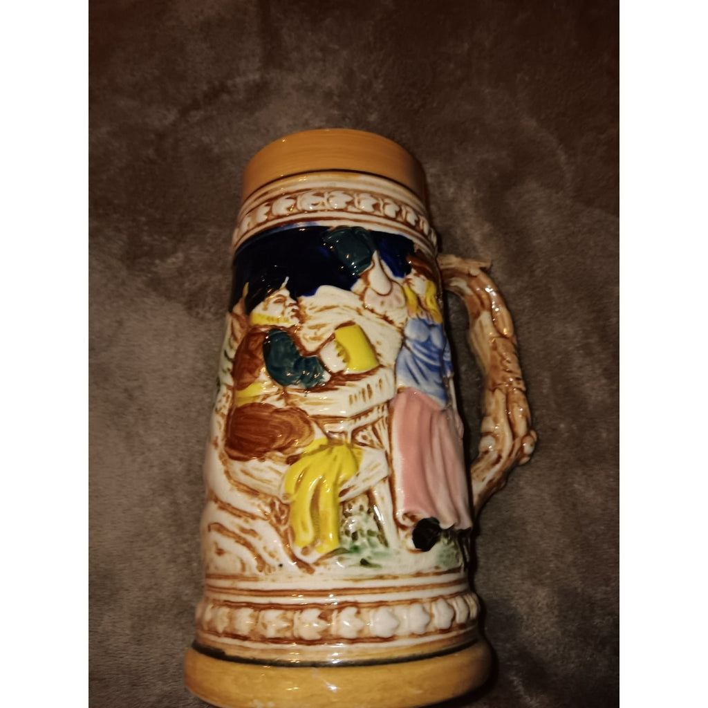 Vintage German Beer Stein Mug Excellent Condition Cool Piece