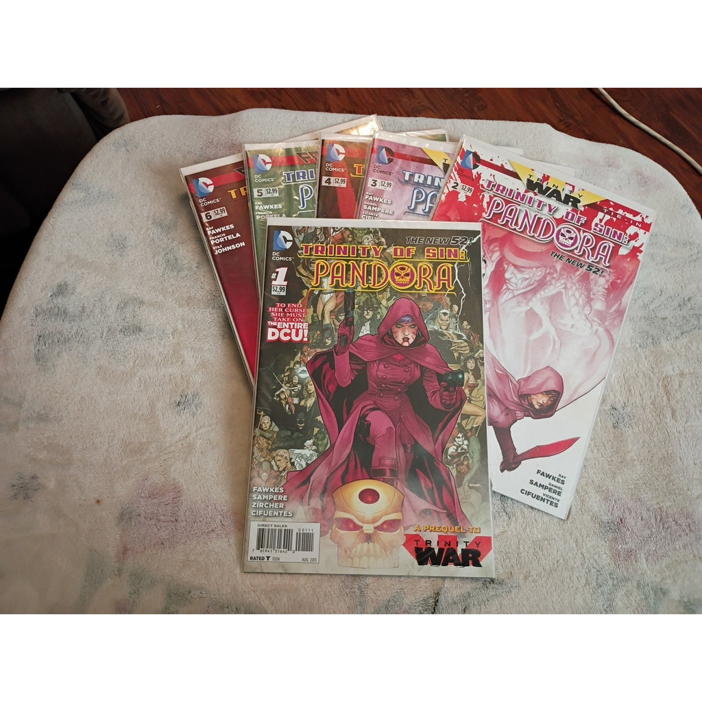 Trinity of sin pandora #1-6 DC comics New 52 VF To NM Lot Of 6