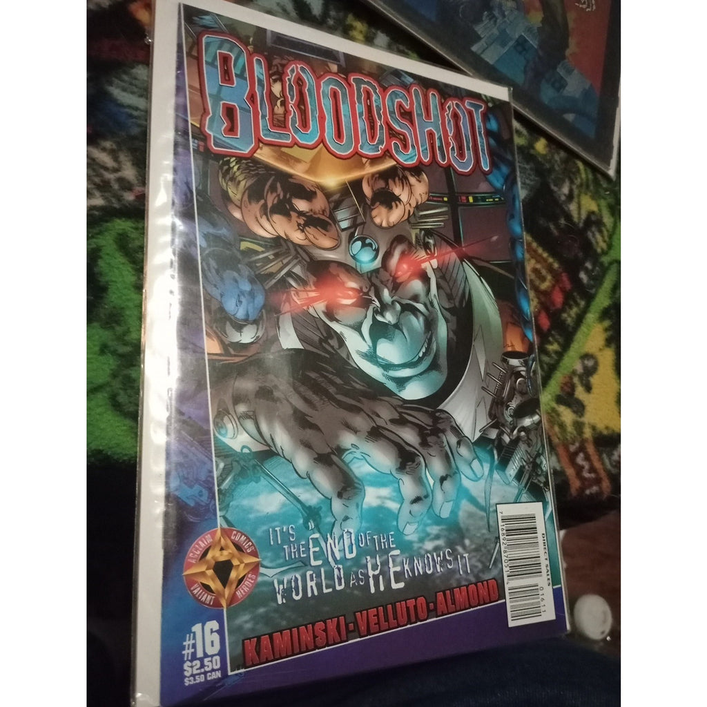 Bloodshot Comic Lot Of 9 From Valiant Comics Random Issues All NM